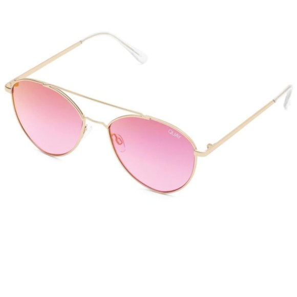 Quay Dragonfly Gold/Pink Aviator Sunglasses NWT Quay Australia | Accessories | Quay Australia Dragonfly  main image 2